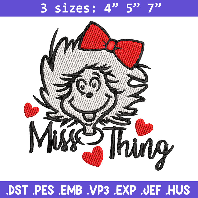Miss Thing Dr Seuss Embroidery Design, Dr Seuss Embroidery, Embroidery File, Embroidery design, Digital download..jpg