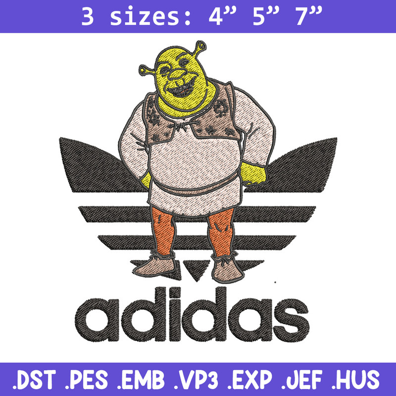 Monster adidas Embroidery Design, Adidas Embroidery, Embroidery File, Brand Embroidery, Logo shirt, Digital download.jpg