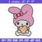 My Melody Embroidery Design, My Melody cartoon Embroidery, Embroidery File, Cartoon shirt, Digital download..jpg