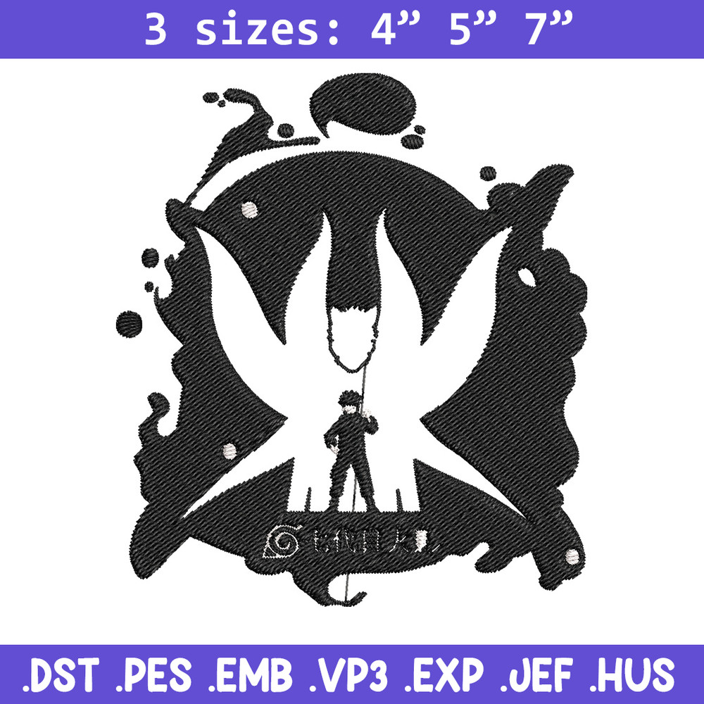 Naruto x kurama Embroidery Design, Naruto Embroidery, Embroidery File, Anime Embroidery,Anime shirt, Digital download.jpg