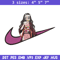 Nezuko x nike Embroidery Design, Demon slayer Embroidery,Embroidery File, Nike Embroidery, Anime shirt, Digital download.jpg