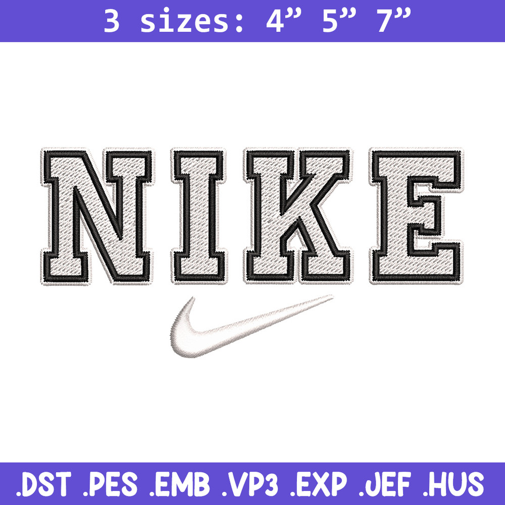Nike black white embroidery design, Nike embroidery, Nike design,Embroidery file,Embroidery shirt,Digital download.jpg