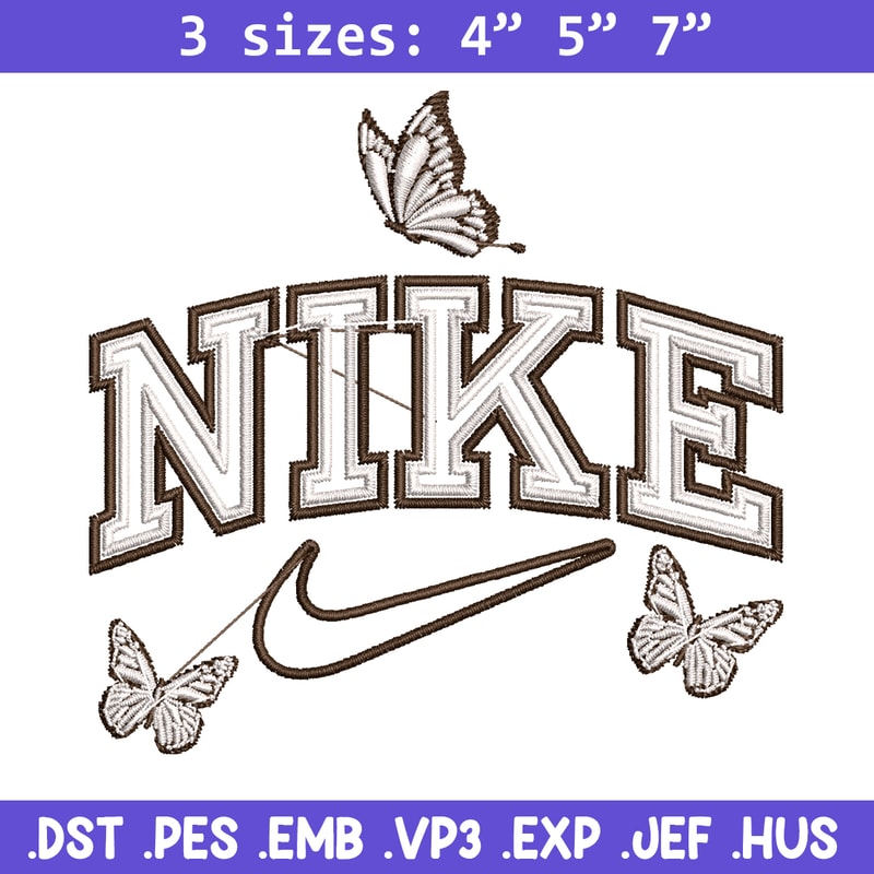 Nike butterfly embroidery design, logo embroidery, logo design, logo shirt, digital download.jpg