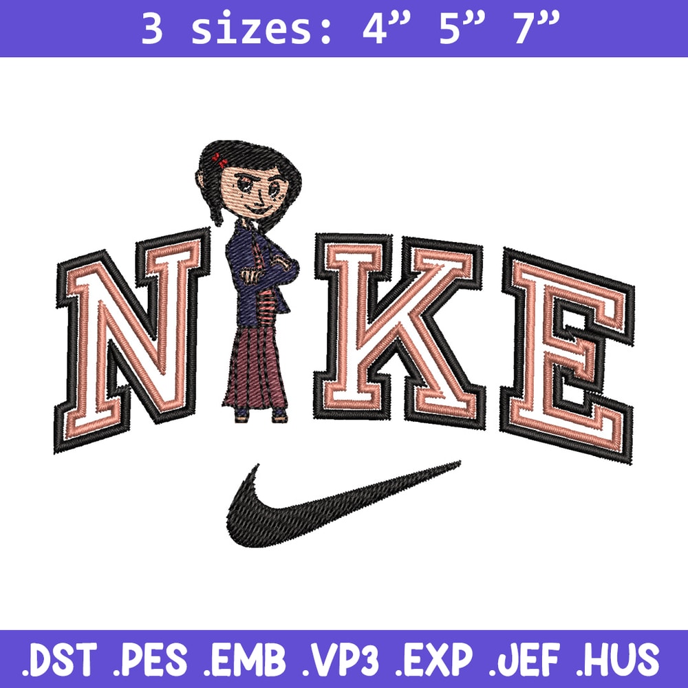Nike china girl embroidery design, Girl embroidery, Nike design, Embroidery shirt, Embroidery file,Digital download.jpg