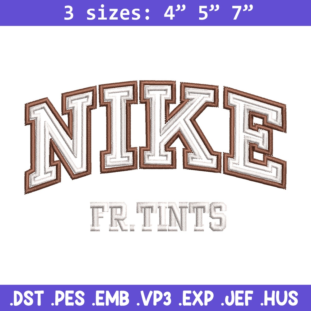 Nike fr tints embroidery design, Nike embroidery, Nike design, Embroidery shirt, Embroidery file,Digital download.jpg