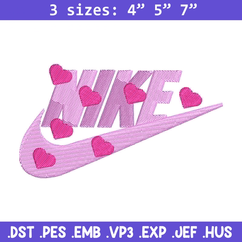 Nike heart embroidery design, Nike embroidery, Nike design, Embroidery shirt, Embroidery file, Digital download.jpg
