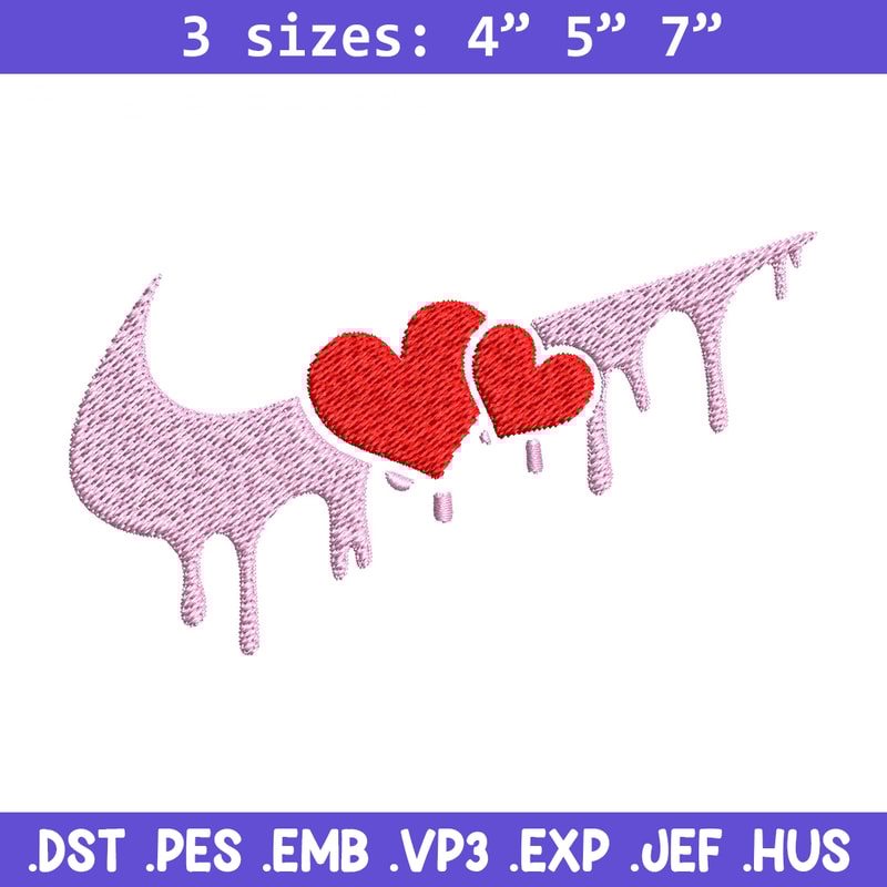Nike red heart Embroidery Design, Nike Embroidery, Brand Embroidery, Embroidery File, Logo shirt, Digital download.jpg