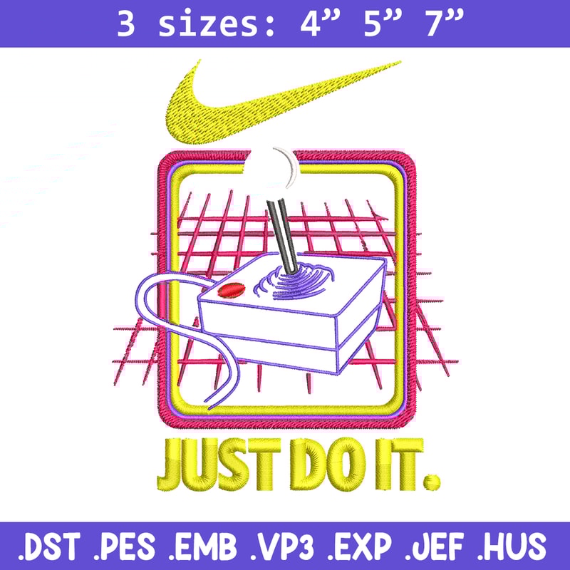 Retro nostalgia game Nike Embroidery design, logo Embroidery, Nike design, Embroidery file, logo shirt, Instant download.jpg