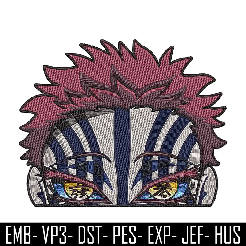 Akaza Embroidery Design, Demon slayer Embroidery, Embroidery File, Anime Embroidery, Anime shirt, Digital download.jpg