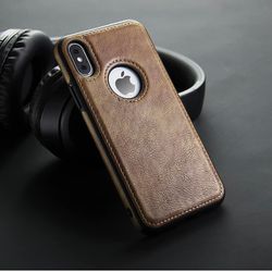 JAROIE Classy Design Luxury Leather Phone Case for iPhone X & iPhone Xs Non