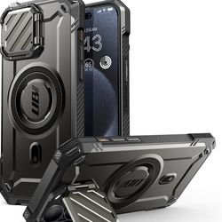 SUPCASE UBMag XT for iPhone 15 Pro Max Case 6.7" with Camera Cover,