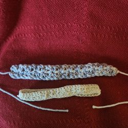 2 crochet bracelets