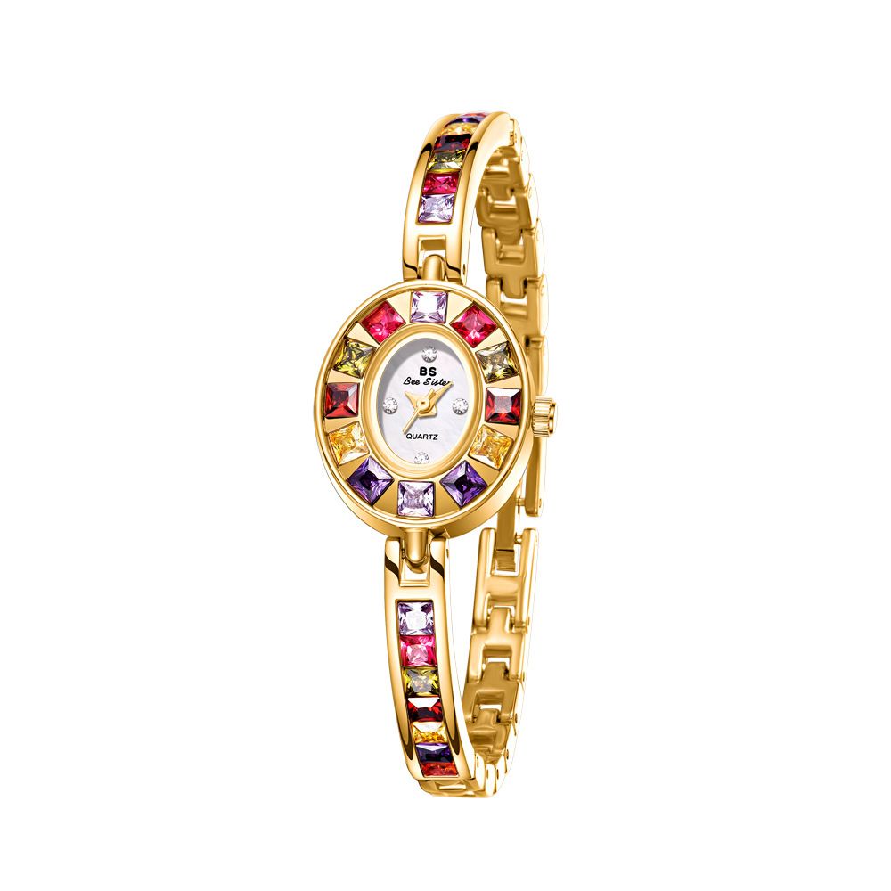 Women Elysian Gemtime Vintage Styled Watch 0