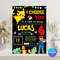 Editable Pokemon Birthday Invitation Template Pikachu Card Invitation Canva Editable Pokemon Birth 3