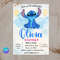 Stitch Editable Birthday Invitation Template Printable Birthday Party Invitations Digital Kids Part 0