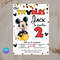 Oh Twodles Invitation Mickey Birthday Invitation Mickey Mouse Invitations Mouse Editable Invitation 1