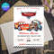 Cars McQueen Invitation Lightning Mcqueen Birthday Invitation Cars Birthday Invitation McQueen Mate 5