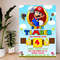 Super Mario Editable Birthday Invitation Canva Template Editable Mario Bros Invitation Super Mario 0