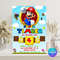 Super Mario Editable Birthday Invitation Canva Template Editable Mario Bros Invitation Super Mario 2