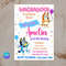 Blue Dog Invitation Template Bluey Birthday Invitation Birthday Invitation Instant Download Print A 1