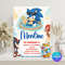 Sonic Pool Party Birthday Invitation Editable Sonic Canva Template Sonic Birthday Invite For Boys S 2