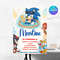 Sonic Pool Party Birthday Invitation Editable Sonic Canva Template Sonic Birthday Invite For Boys S 6