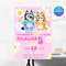 Bluey Birthday Invitation Editable Template For Kids Party Blue Dog Printable Invite Digital Downlo 6