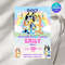 Editable Bluey Party Invitation For Boys And Girls Birthday Template Digital Printable Blue Dog Inv 5