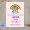 Bluey Editable Birthday Invitation Digital Birthday Party Invitation Digital Bday Party Invite Blue 1