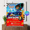 Hot Cars Birthday Invitation Hot Cars Lets Race Birthday Party Digital Invitation Boys Birthday Car 0