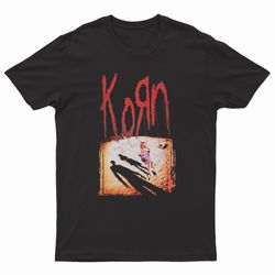 korn classic debut album cover metal rock band merch shirt unisex clothing trending tee bootleg