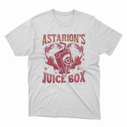 funny astarion bg3 game fan juice box high elf gaming bloodless dungeon and dragon unisex trending tee shirt