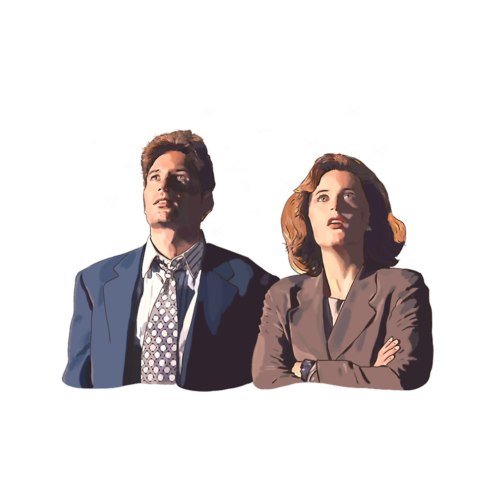 the X files deep throat Fox Mulder and Dana Scully .png