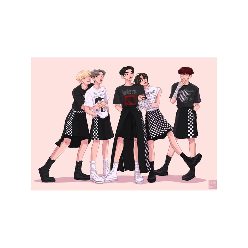 TXT Skirts fanart Long .png