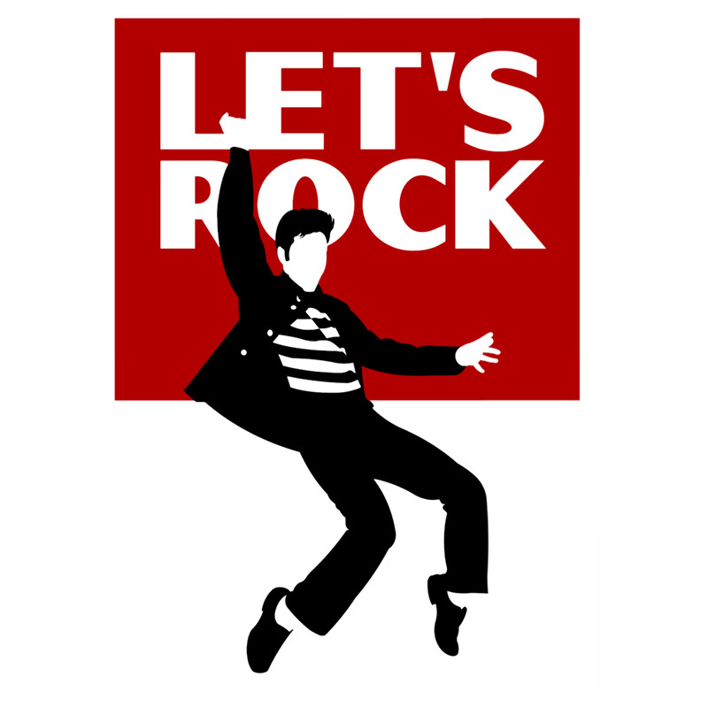 Rock and Roll Jailhouse Elvis Presley Minimalist art .png