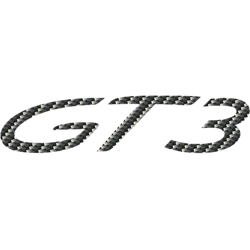 porsche gt3carbon badge