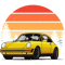 Retro Sunset 911 Urmodell 964 Oldtimer Car.png