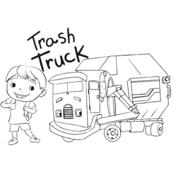 trash truck and hank classic