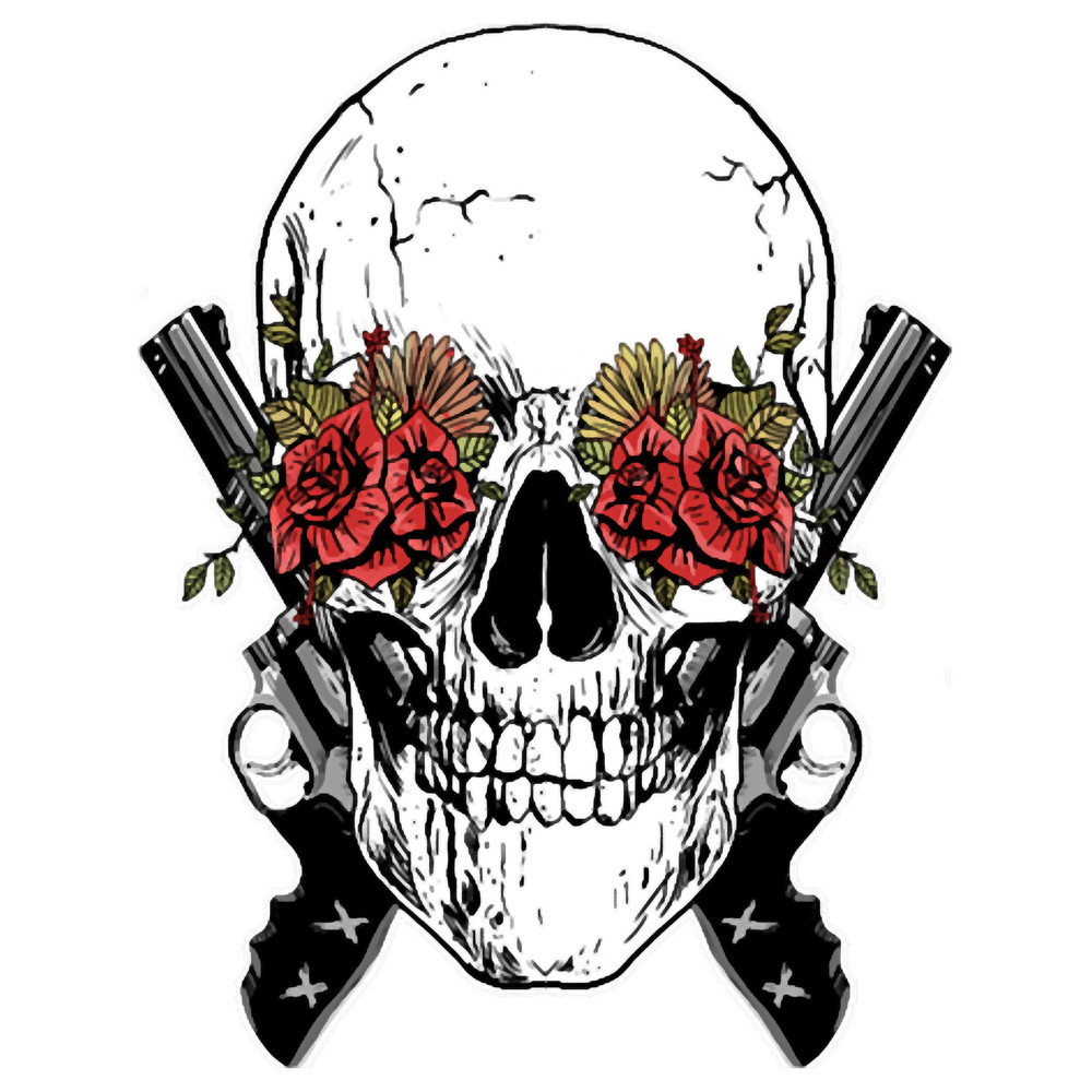 Guns Skulls Guns And Roses Music Of.png