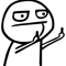 Funny Fuck Middle finger Troll Face Meme.png