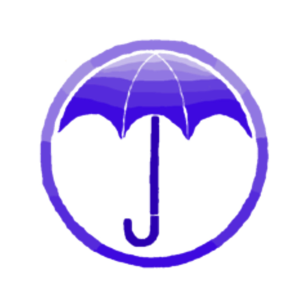 The Umbrella Academy Logo Purple and Blue .png