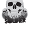 He was a soldier skulls Malazan army insignia motif.png