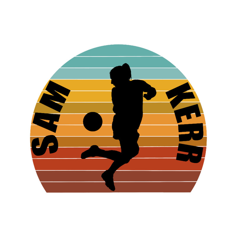 Sam Kerr Soccer Retro Style.png