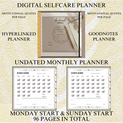 monthly planner undated goodnotes planner notability planner ipad planner digital journal PDF goodnotes sticker notabili