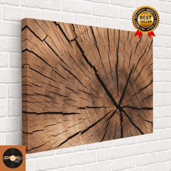 wood canvas, tree ring canvas, wood texture poster print, wood decor, modern art, wood print extra large wall art, farmh