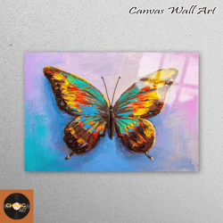 wall decor, glass art, glass printing, abstract glass decor, colorful glass art, butterfly glass, modern glass, animal w