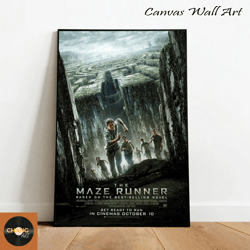 the maze runner canvas, canvas wall art, rolled canvas print, canvas wall print, movie canvas