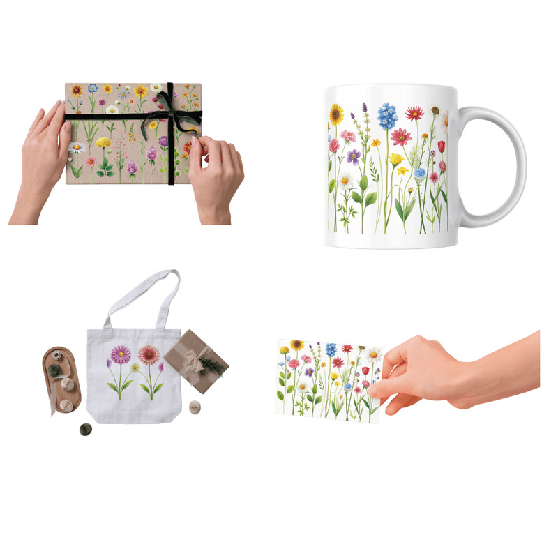 Wild Flower Clipart Wild Flowers 30 Png Greenery Clipart Wildflower Clipart Daisy Clipart 2