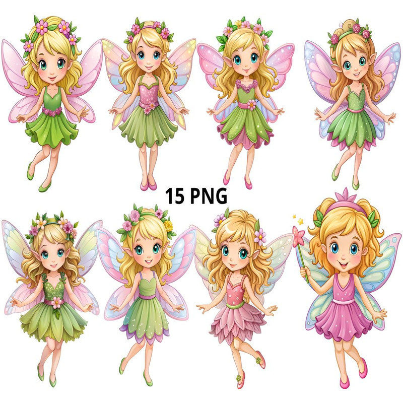 Fairy Girl Clipart Little Girl Clipart Fantasy Girl Clipart Cute Fairy Clipart 0