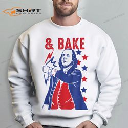 4th of july shake and bake funny couple matching bake sweatshirt